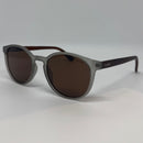 Óculos Fiji Cinza Bambu Marrom