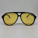 Óculos Aviador Wolner Lente Amarela