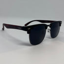 Óculos Clubmaster Dark Bambu Escuro