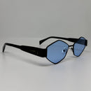 Óculos Losango Luxury Dark Lente Azul