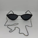 Cordão Prata com Pedras Brilhantes Anti Perda