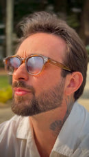 Óculos Depp Marrom Translúcido