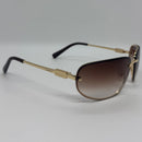 Óculos Oblivion Marrom Escuro Degrade