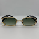 Óculos Zul Ring Gold Verde Degrade