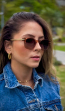 Óculos Harley Rose Translúcido