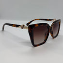 Óculos Adele Gold Tartaruga Gatinho