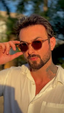 Óculos Wize Marrom Degrade