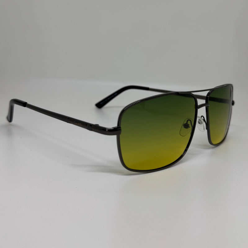 Óculos Aviador Dwayne Lente Verde Degrade