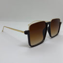 Óculos Nakamura Marrom Degrade