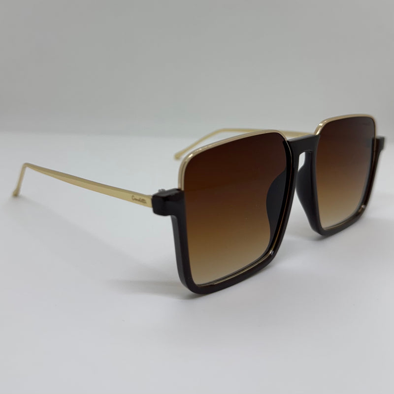 Óculos Nakamura Marrom Degrade