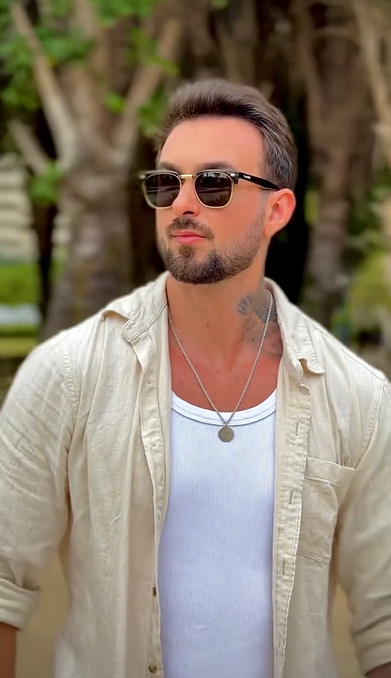 Óculos Caraíva Marrom Translúcido