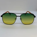 Óculos Aviador Vector Lente Verde Degrade