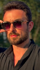 Óculos Square Jaguar Cinza