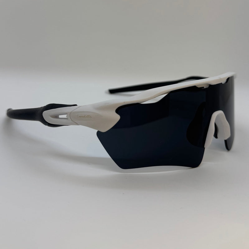 Óculos Bolt Branco Lente Preta