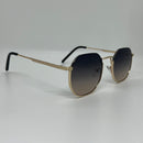 Óculos Hexagonal Majestic Gold Fume