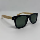 Óculos Atalaia Dark Bambu Lente Verde Polarizado