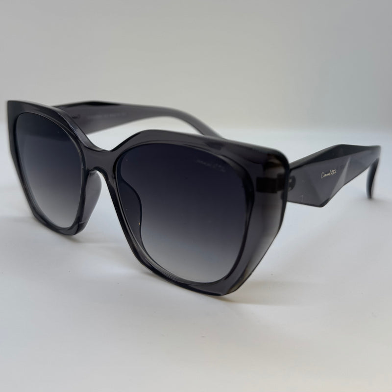 Óculos Lunaire Cinza Translúcido