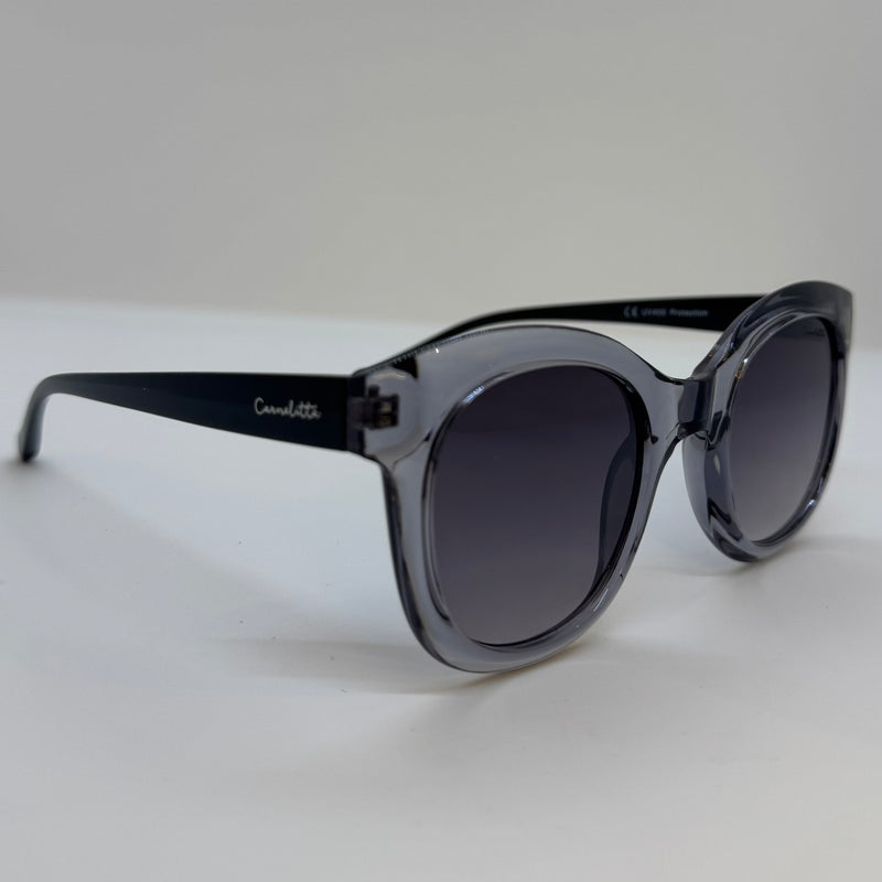 Óculos Catarina Cinza Translúcido