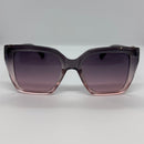 Óculos Adele Gold Cinza Degrade Gatinho