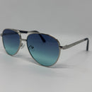 Óculos Aviador Guest Silver Azul Degrade