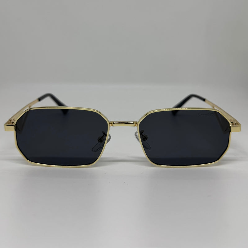 Óculos Hexagonal Retrô Fiorenzi Retrô Gold Dark