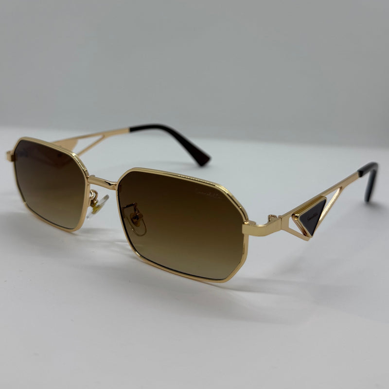 Óculos Fiorenzi Gold Marrom Degrade