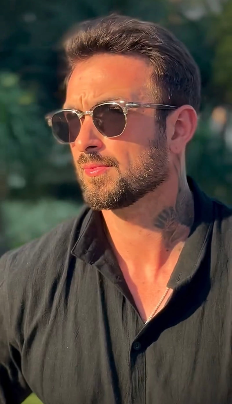 Óculos Espectro Cinza Translúcido