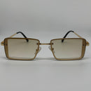 Óculos Mercy Gold Marrom Claro