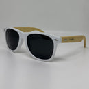 Óculos Leme Branco Bambu Polarizado