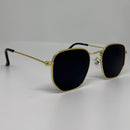 Óculos Hexagonal Classic Lente Preta