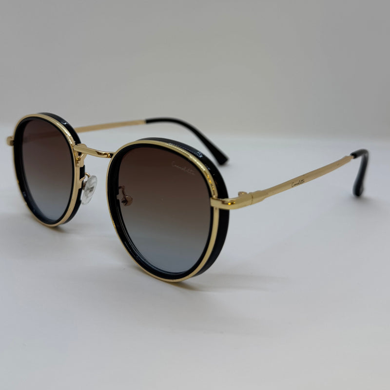 Óculos Voyage Gold Marrom Degrade