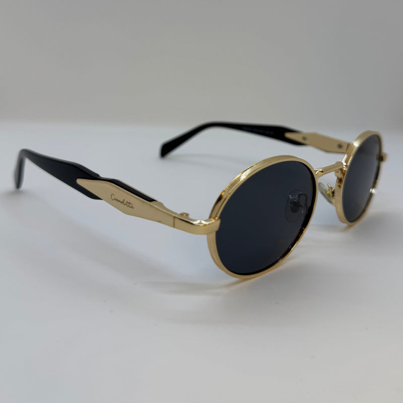 Óculos Vic Gold Lente Preta