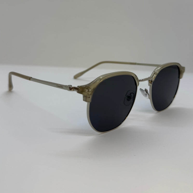 Óculos Zeus Âmbar Translúcido Redondo