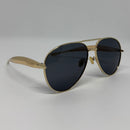 Óculos Aviador Shelby Gold Lente Preta