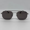 Óculos Aviador Fuzy Silver Marrom