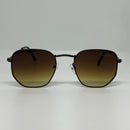 Óculos Hexagonal Bronze