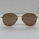 Óculos Aviador Dumont Gold Lente Marrom