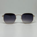 Óculos Hexagonal Bambu Gold Shadow