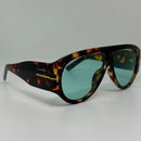 Óculos Aviador Domma Tartaruga Lente Verde