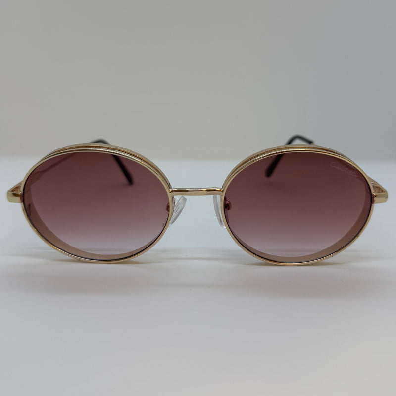 Óculos Josefina Gold Lente Rosa