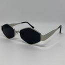 Óculos Losango Luxury Silver Lente Preta