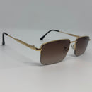 Óculos Vivier Gold Marrom Degrade