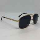Óculos Aviador Turk Gold Lente Preta