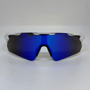 Óculos Bolt Branco Lente Roxa Espelhada