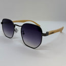 Óculos Hexagonal Bambu Shadow