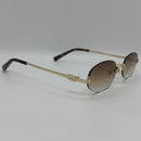 Óculos Villa Gold Marrom Degrade