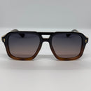 Óculos Aviador Daytona Gold Marrom Degrade