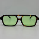 Óculos Aviador Buzy Moonlight Lente Verde