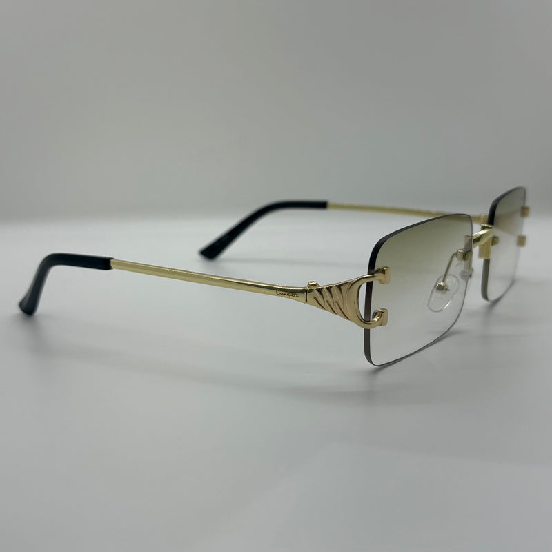 Óculos Aurion Gold Lente Transparente