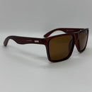 Óculos Pontal Marrom Bambu Escuro Polarizado